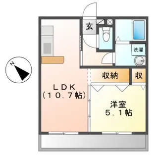 リベルテ【3階】の間取り