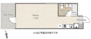 ラディア北新宿の間取り