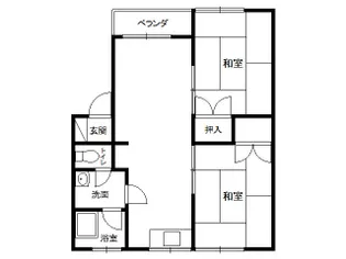 メゾンサカシタ【2階】の間取り