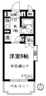 Liz三ツ沢【2階】の間取り