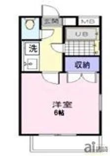 東京都国分寺市西恋ヶ窪1【アパート】の間取り