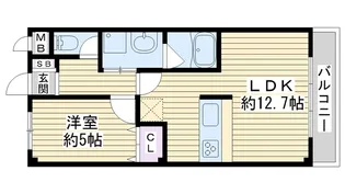 カサデルシグロ【3階】の間取り