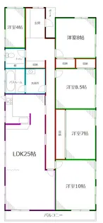 東京都杉並区天沼2【一戸建】の間取り