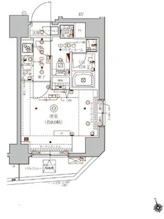 ベルシード北千住スール【10階】の間取り