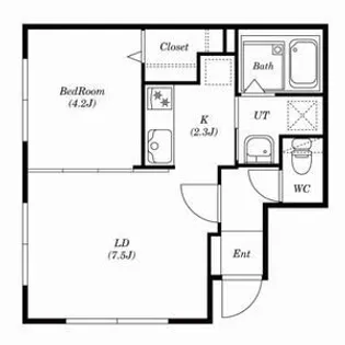 glife nishimachi(ジーライフニシマチ)【2階】の間取り