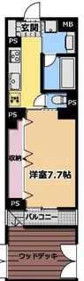 ラ・ヴィスタ西新宿II【1階】の間取り
