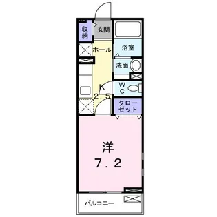 プランドール【2階】の間取り