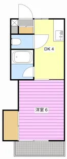 シュロス A【2階】の間取り