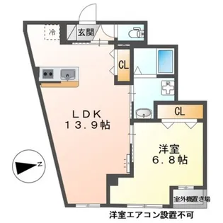 ヴィーナス【3階】の間取り