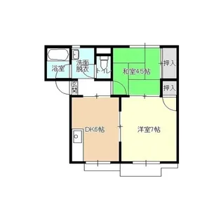 ミキハイツ【2階】の間取り