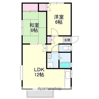 フラットサード【2階】の間取り