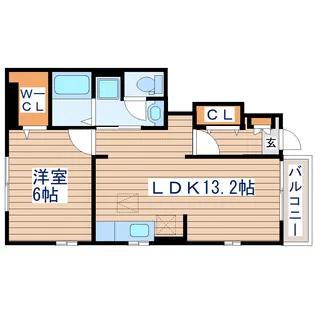 サニースイート【1階】の間取り
