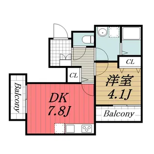 千葉県千葉市中央区祐光1【アパート】の間取り