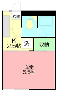 イエローハイム【2階】の間取り
