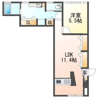 The Soft(ザ ソフト)【1階】の間取り