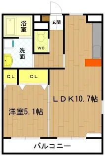 リベルテ【3階】の間取り