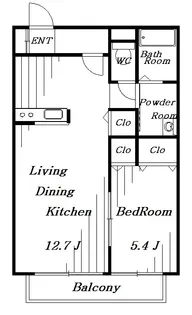 セブンスK【1階】の間取り