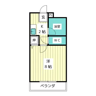 エクシードK【3階】の間取り