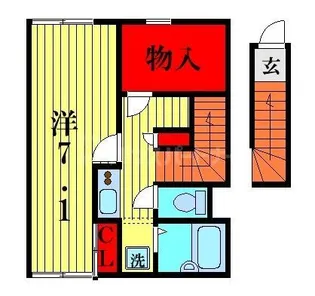 埼玉県さいたま市大宮区大成町3【アパート】の間取り