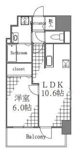 東京都江東区亀戸4【マンション】の間取り