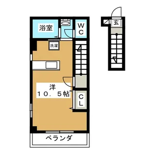 サンライト8【2階】の間取り