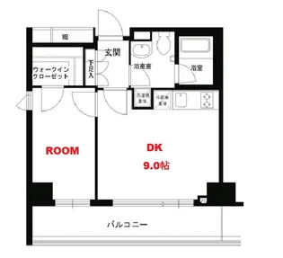 神奈川県横浜市西区戸部本町【マンション】の間取り