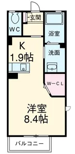 エトワールA【2階】の間取り