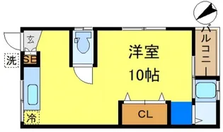 たちばな荘【2階】の間取り