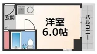 パシフィック今里II【9階】の間取り