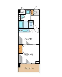 アバンセ【6階】の間取り