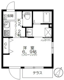 メゾンすみれ【1階】の間取り