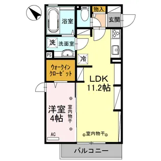 D-roomBusiness花垣【2階】の間取り