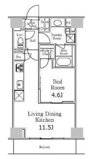 レジディア千駄木【3階】の間取り