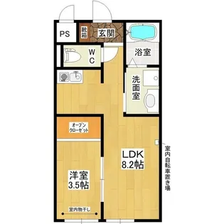 コンポステーラI【1階】の間取り