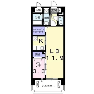 エクセルソフィア【2階】の間取り