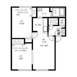 北海道札幌市西区発寒四条2【アパート】の間取り