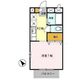 マロン・クレール【3階】の間取り