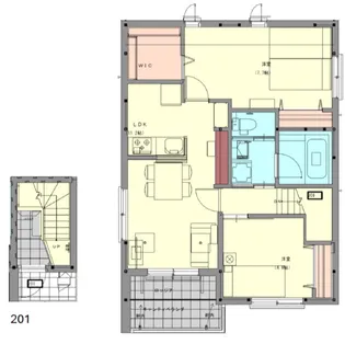 東京都中野区若宮3【マンション】の間取り