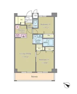 フェリシア宮崎台【2階】の間取り