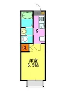 リヴェール三咲【1階】の間取り