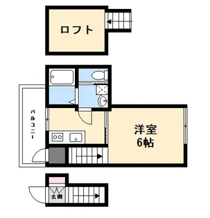 RIDERE井口【2階】の間取り