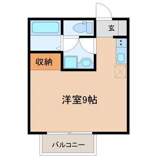 ライトフィールド【2階】の間取り