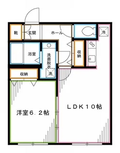 東京都中野区上高田2【マンション】の間取り