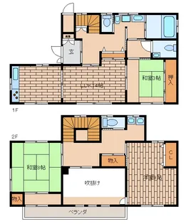 千葉県旭市泉川【一戸建】の間取り