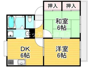 ドエル一番館【1階】の間取り