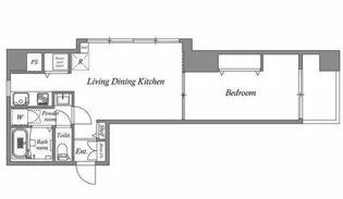 オーパスホームズ芝公園【3階】の間取り