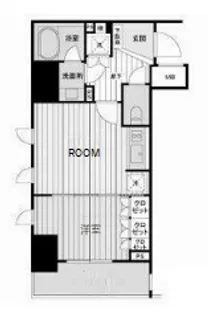 東京都台東区鳥越1【マンション】の間取り