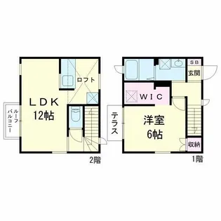 東京都豊島区雑司が谷1【アパート】の間取り