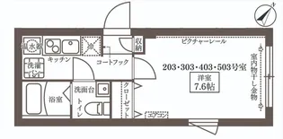ココキューブ中延【3階】の間取り