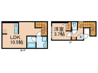 HJ PLACE TAKADANOBABAの間取り
